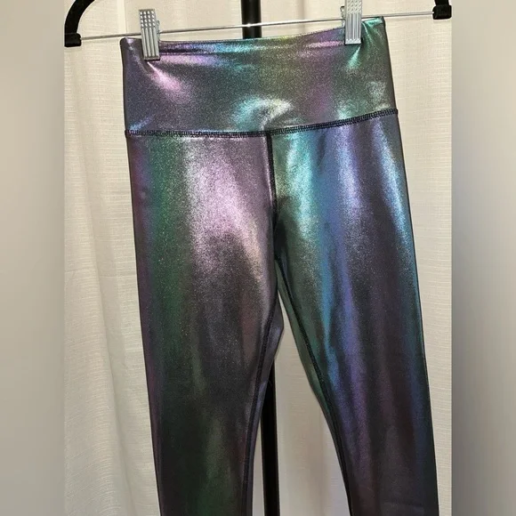 ZYIA Mirage Metallic Leggings | size 2 - Picture 2 of 9